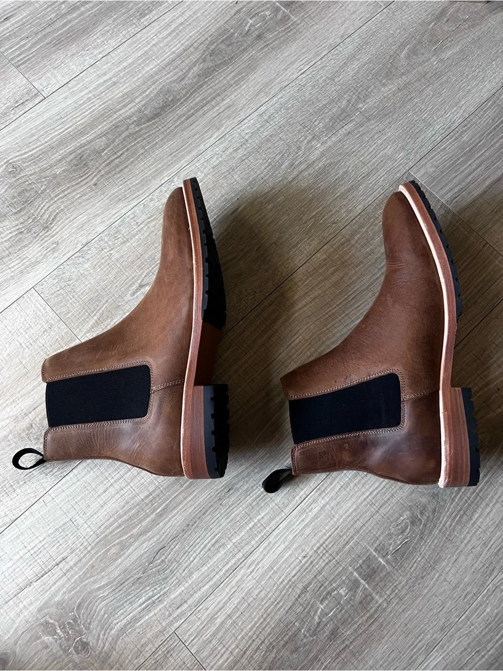 NEW Nisolo everyday Marco Chelsea Boot tobacco brown  Mens size 10.5